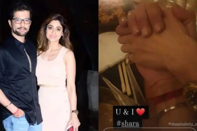 Shamita Shetty and Raqesh Bapat share mushy pic from their first date night!